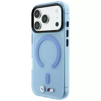 BMW M IML Frosted MagSafe tok iPhone 18 Pro / 17 Pro-hoz - kék