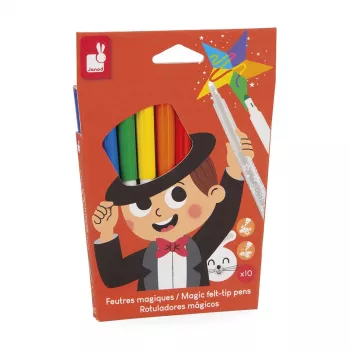 Janod Magic színváltó filctollak, 10 szín