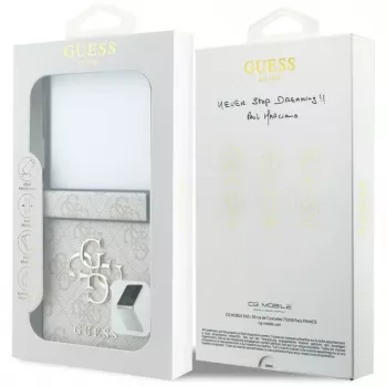 GUESS 4G Big Logo keménytok Samsung Galaxy Z Flip5 készülékhez - rózsaszín