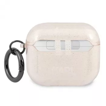 Karl Lagerfeld KLA3UKHGD AirPods 3 tok csillogó arany Karl's Head