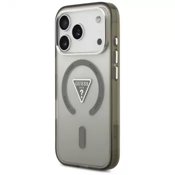 GUESS IML Gradient Triangle Logo MagSafe tok iPhone 17 Pro Max készülékhez - khaki