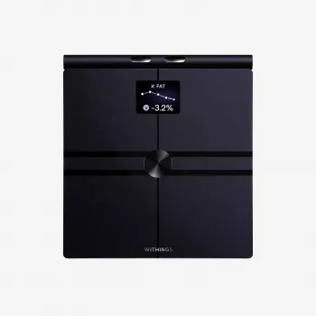 Withings Body Fit okosmérleg szegmentális testösszetétel-, anyagcsere- és szív-egészségügyi elemzéssel, orvostechnikai eszköz, fekete