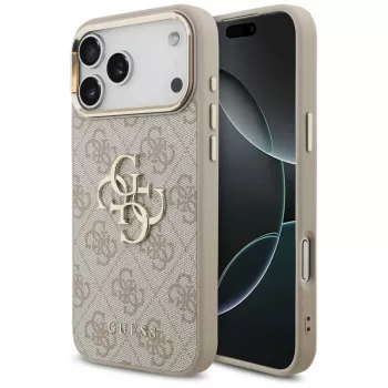 GUESS 4G Big 4G Classic Logo tok iPhone 17 Pro Max / 18 Pro Max készülékhez - rózsaarany