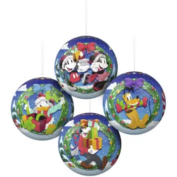 Ravensburger 3D puzzlelabda Disney karácsonyi gömb szett (2 x 27 darab)