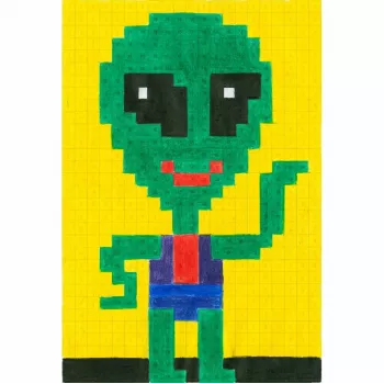 FABER-CASTELL Pixel-it színezőkönyv 32 mintával (201572)
