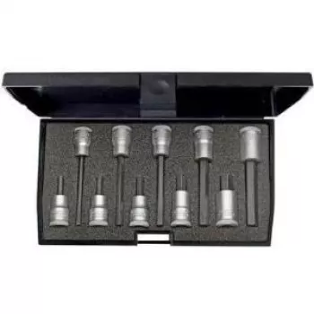 GEDORE 1509918 10 részes hatszögletű dugókulcs-készlet 3/8 inch hajtás (10 mm) H4-H17 fémdobozban