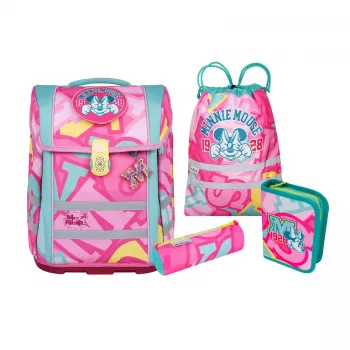 McNeill PERFECTO iskolatáska-készlet, 5 részes, Disney Minnie Mouse
