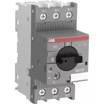 ABB MS132-25 motorvédő kapcsoló, 3 pólusú, 25A, termikus-mágneses