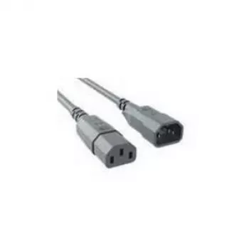 Bachmann hosszabbító kábel IEC C14–C13, 0,75 m, szürke