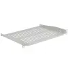 EFB Elektronik 19 inch 1U fix polc, 350 mm mély, 10 kg terhelés, világosszürke RAL 7035