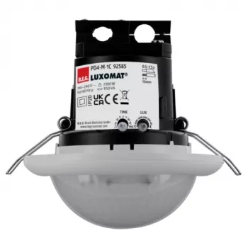 BEG LUXOMAT PD4-M-1C-DE mennyezetbe süllyesztett PIR jelenlétérzékelő, 230 V, 2300 W, fehér