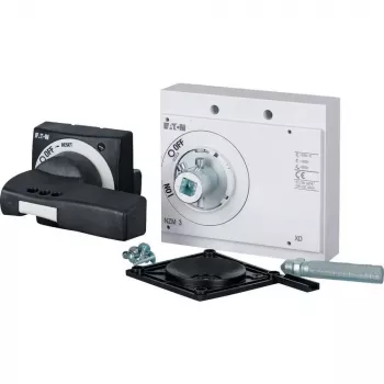 Eaton NZM3-XTVD-0 forgó fogantyú zárral, fekete, IP66, zárható