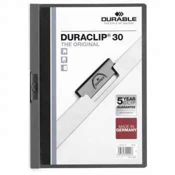 DURABLE DURACLIP 30 A4 kapcsos mappa kék