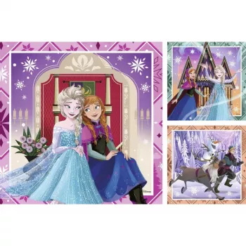 Ravensburger Disney Frozen 2 gyerek kirakós szett - 3x49 darab
