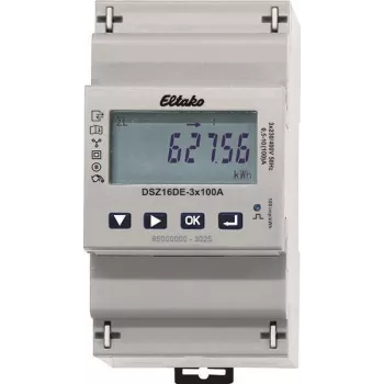 Eltako DSZ16DE-3x100A háromfázisú energiamérő, közvetlen mérés, hitelesítetlen, 100 A