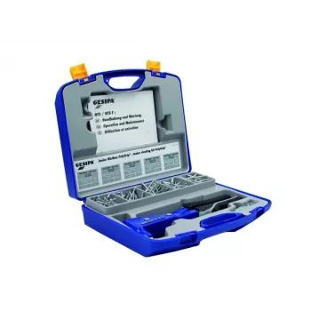 Gesipa PolyGrip® Junior szegecses doboz – 352 darabos vak szegecses készlet bádogdobozban