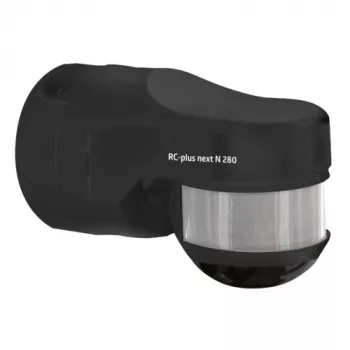 BEG RC-plus next N 280 fekete mozgásérzékelő 280°-os érzékelési tartománnyal és aluljárás-védelemmel