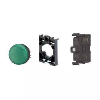 Eaton M22-L-G-LED-BVP zöld LED lámpa, 22,5 mm, 12-30 V AC/DC, IP66/IP67/IP69K