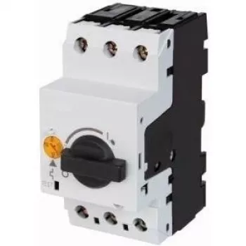 EATON PKZM0-10 motorvédő kapcsoló, 3 pólusú, 6,3-10 A, 4 kW, forgatógomb