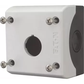 Eaton M22-I1 fali üres ház, 1 pozíció, szürke RAL 7035, IP66, 80 x 72 x 56 mm