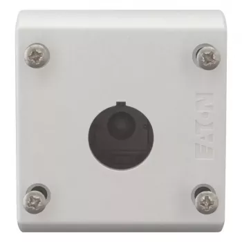 Eaton M22-I1 fali üres ház, 1 pozíció, szürke RAL 7035, IP66, 80 x 72 x 56 mm