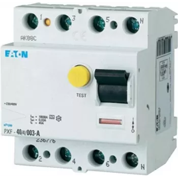 EATON PXF-40/4/003-A hibaáram-védőkapcsoló 40A 4 pólusú 30mA A típus