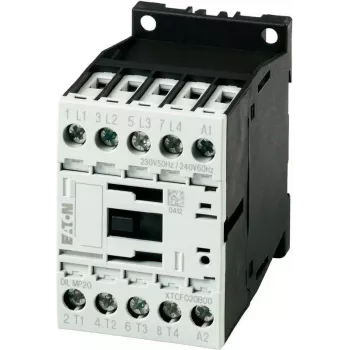 Eaton DILM9-01 teljesítménykontaktor, 3 pólusú, 9 A, 230/240 V AC tekercs, 1 NC segédérintkező