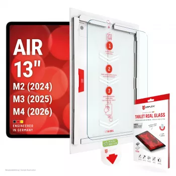 DISPLEX tablet valódi üveg képernyővédő fólia iPad Air 13 (2024/2025/2026) - edzett üveg, 9H keménység, ultratiszta