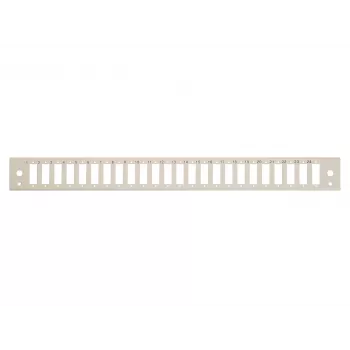 EQUIP 337103 19 inch 1U optikai patchpanel, 24x SC duplex, acél, szürke