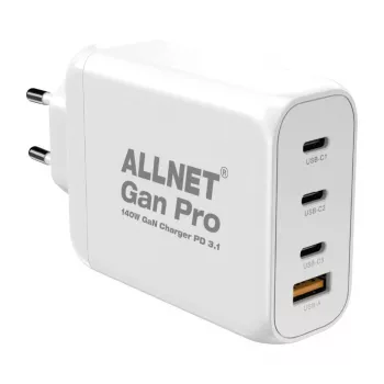 ALLNET GaN USB-C PD 3.1 tápegység 140W 1A3C