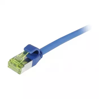 Synergy21 CAT6A S/FTP patchkábel, RJ45, 500MHz, 2m, kék, Slimline, LSZH, AWG28