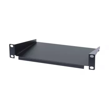 ALLNET ALL-S0002262 10 inch polc, mélység 150 mm, 1HE, előlapi rögzítés, fekete