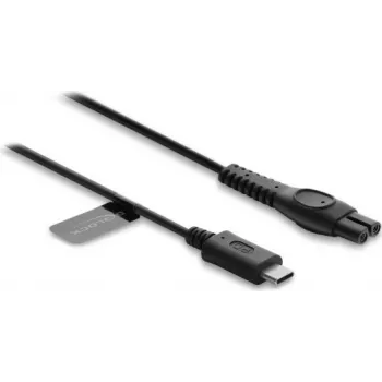 Delock USB Type-C töltőkábel 5V Philips elektromos borotvához QP2724, QP2834, MG9520 sorozat - 1 m cserekábel