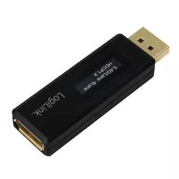 LogiLink CV0112 DisplayPort EDID tesztelő, fekete