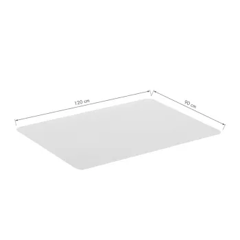 LogiLink padlóvédő szőnyeg 120 x 90 cm extra puha átlátszó kemény padlóhoz