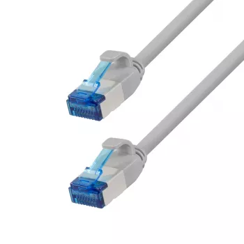 LogiLink Cat.6A Slim S/FTP LSZH patchkábel, szürke, 5m, SlimLine