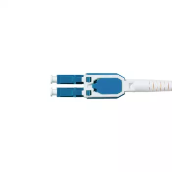 LogiLink Uniboot push-pull LC-LC OS2 egymódusú üvegszál patch kábel, 0,5 m, LSZH, sárga