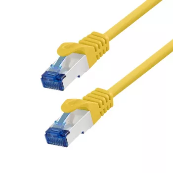 LogiLink Cat.6A S/FTP LSZH patch kábel, CCA, sárga, 10 m, EconLine