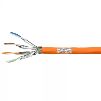 LogiLink Cat.7 600 MHz installációs kábel 23 AWG CCA, S/FTP 40 m, narancssárga