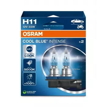 OSRAM izzó (2 darabos készlet) H11 12V 55W PGJ19-2 Cool Blue Intense NextGen 5000K