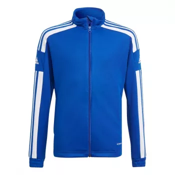 adidas Squadra 21 edzőpulóver fiataloknak Team Navy Blue/fehér 128cm