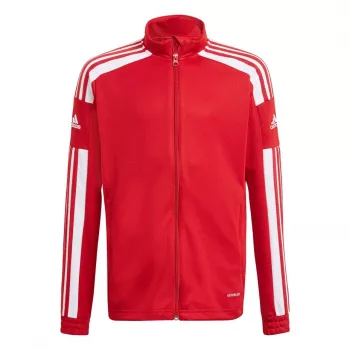 adidas Squadra 21 edzőpulóver fiataloknak piros GP6458 116 méret