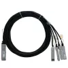 BlueOptics Edge Core ET6402-10DAC-2M kompatibilis BlueLAN QSFP+ DAC kábel 2 m, 40G, passzív réz twinax