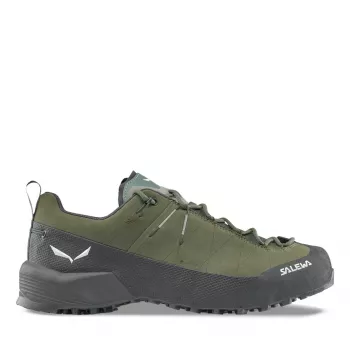Salewa Wildfire Leather 2 GTX férfi mászócipő - Faded Green/fekete
