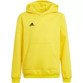 adidas Entrada 22 Hoody Team sárga/fekete fiataloknak 164