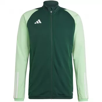 adidas Tiro 23 Competition férfi edző pulóver zöld HU1303