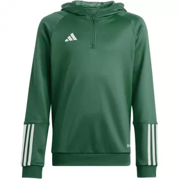 adidas Tiro 23 Competition kapucnis pulóver zöld gyerek 140cm