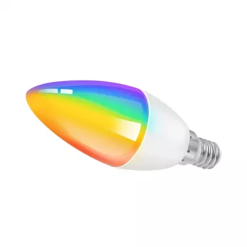 LogiLink WiFi okos E14 gyertyalámpa, Tuya-kompatibilis