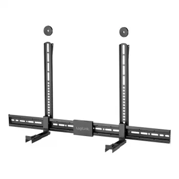 LogiLink BP0205 univerzális soundbar tartó, VESA tartó, állítható mélység 86-155 mm, 15 kg, fekete