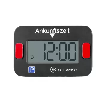 LogiLink elektronikus parkolótárcsa, KBA-tanúsított, fekete